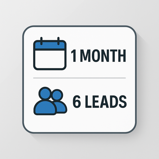 1 Month - 6 Leads