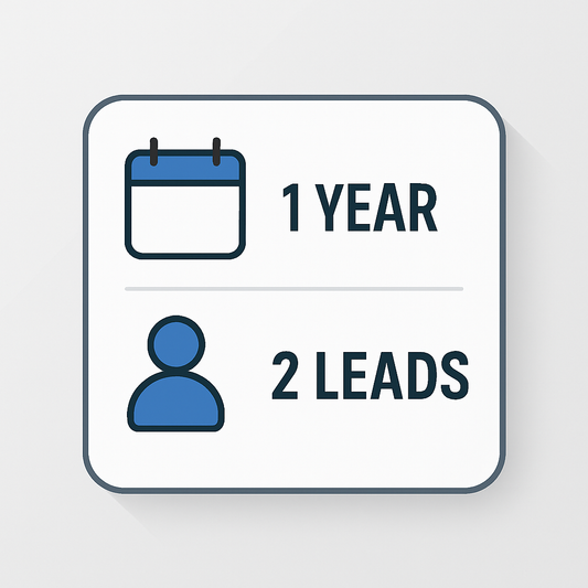 1 Year - 2 Leads